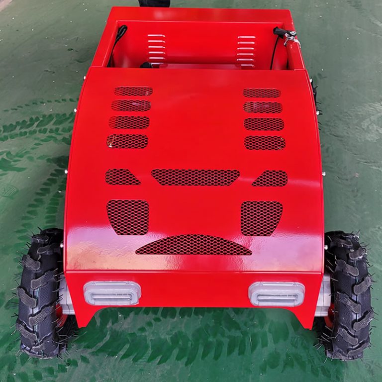 Loncin 196cc 7HP gasoline engine self propelled 360 degree rotation remote track mower for sale