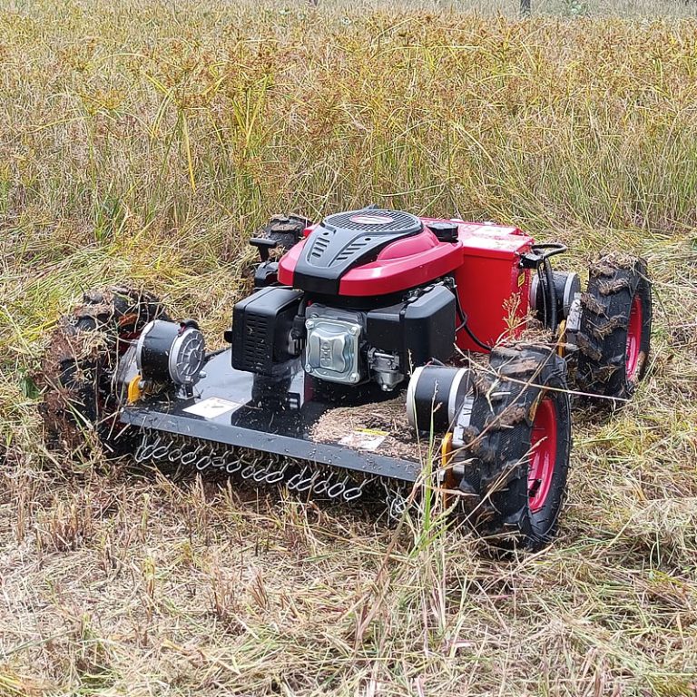 petrol speed of travel 6km/h walking speed 0~6Km/h remotely controlled tracked brush mower