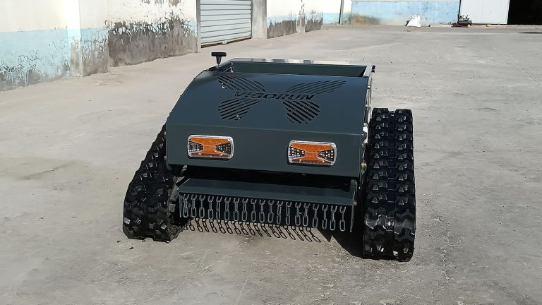 China made best price remote control mower on tracks for sale from China mower manufacturer factory