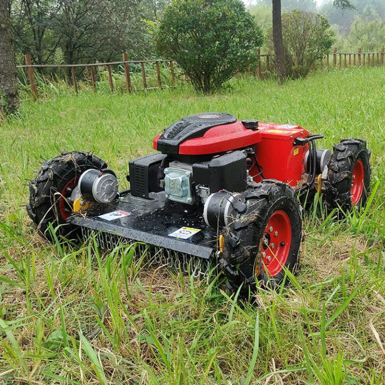 550mm cutting width travel speed 0~6Km/h small size light weight cordless robot mower for hills