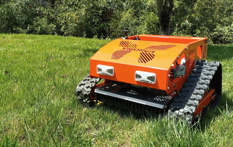 agricultural robotic gasoline speed of travel 6km/h remotely controlled mower