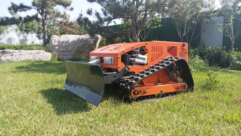 550mm cutting width self-powered dynamo self-charging generator remotely controlled slope mower