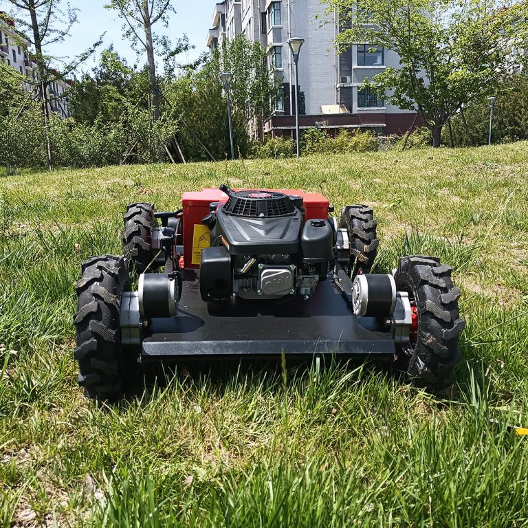 remote control mower with tracks low price for sale, chinese best remote control mower price