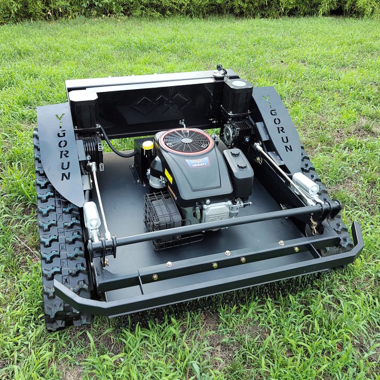 cutting width 800mm electric battery all terrain RC track mower