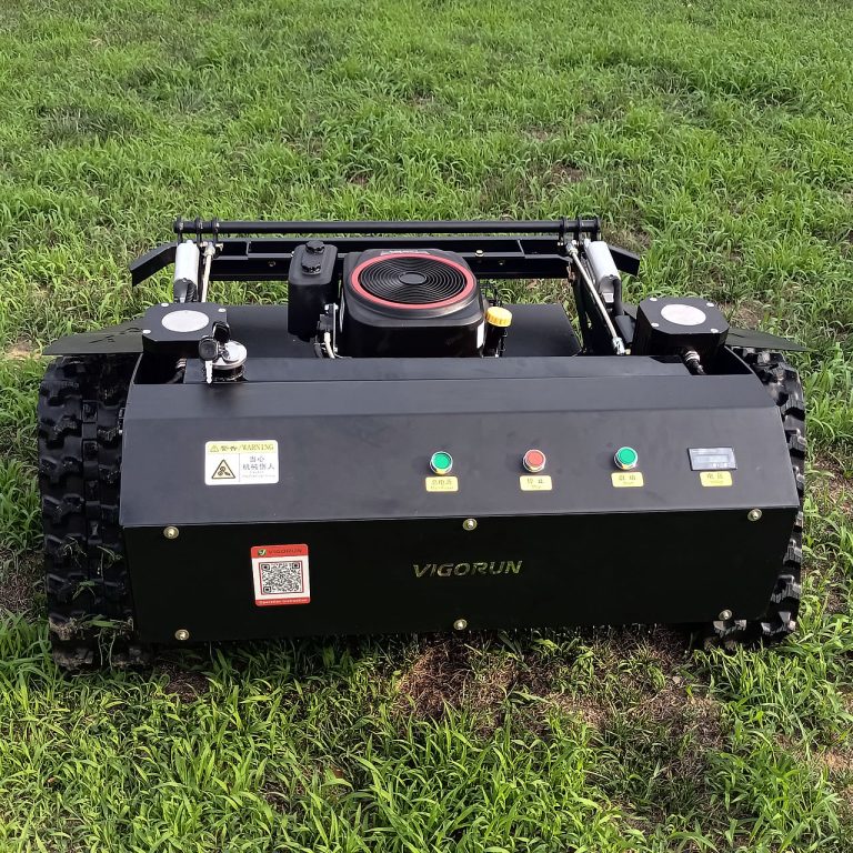 800mm cut radio controlled robot lawn mower for hills best price for sale China manufacturer factory