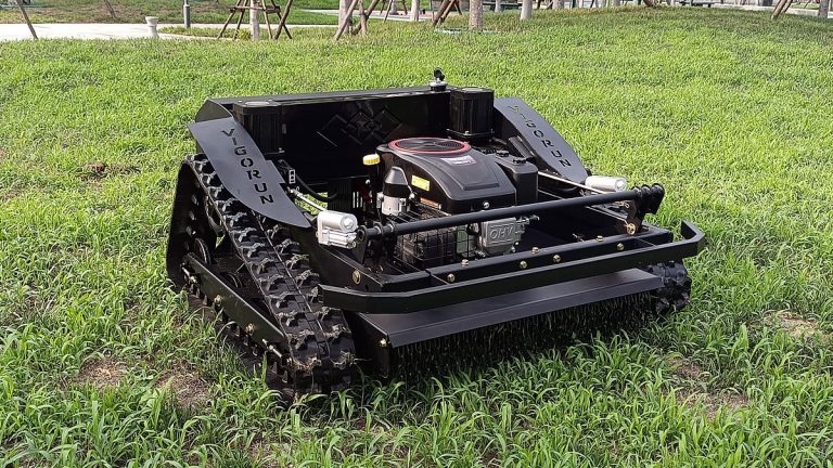 21 inch cutting blade remote controlled robot remote control lawn mower best price for sale China manufacturer factory