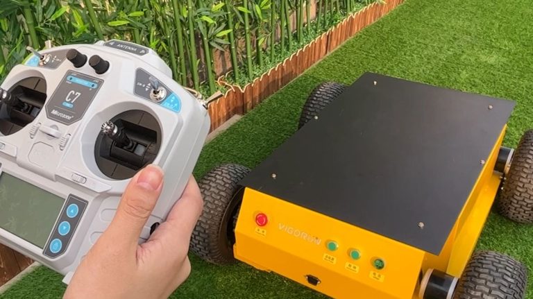 How to operate the Remote Control Robot Base (RRB300)?