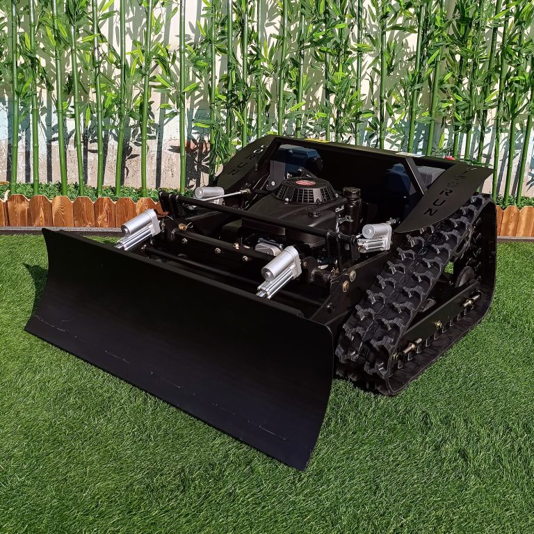 600mm cutting width blade rotary remote control distance 200m remote operated incline mower