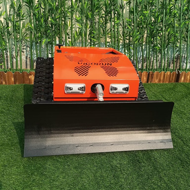 remote control crawler grass trimmer for sale