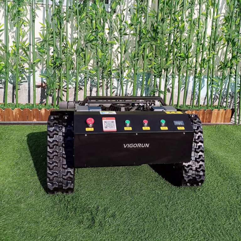 600mm cutting width wireless radio control slope lawn mower best price for sale China manufacturer factory