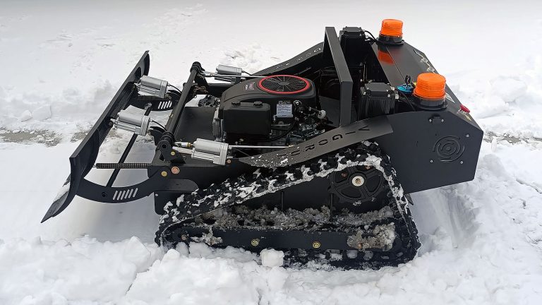 Remote control snow removal