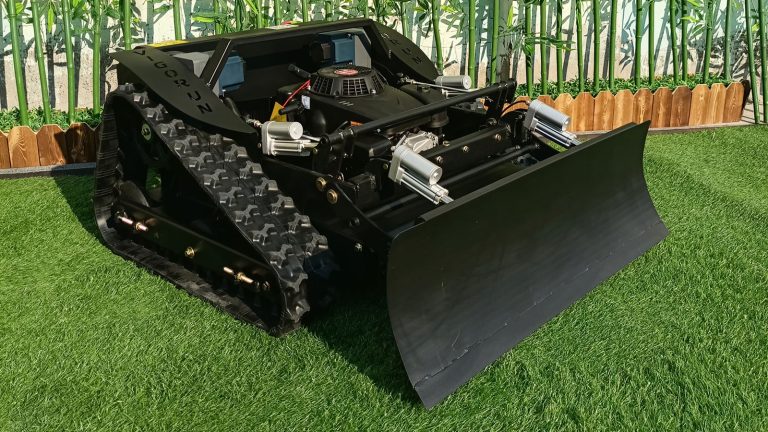 800mm cut radio controlled mower with tracks best price for sale China manufacturer factory