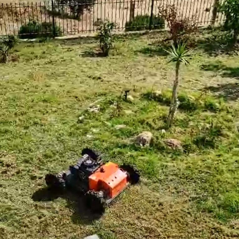four wheel drive remote controlled weed mower buy online