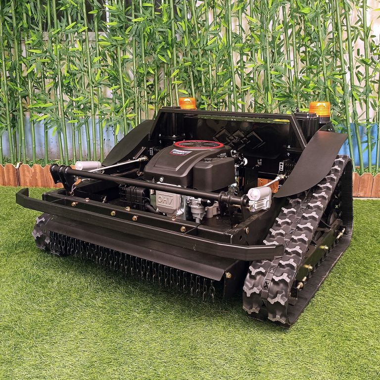 cutting width 800mm electric traction travel motor zero turn remotely controlled lawn mower robot