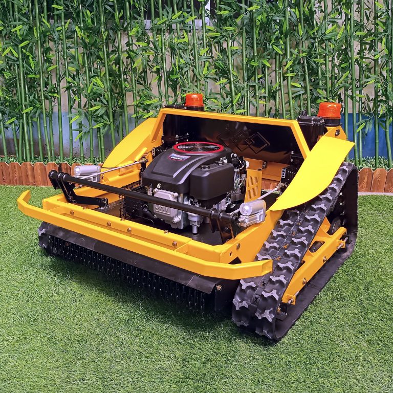 remote control track weeder made by Vigorun Tech, Vigorun remote control caterpillar lawn mower for sale