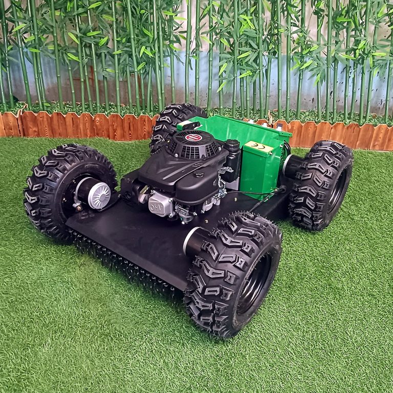 Affordable wireless radio control wheeled mowing robot for sale with best price