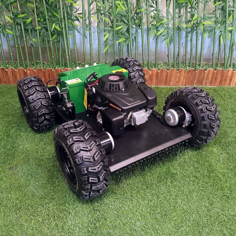 wireless radio control wheel lawn mulcher made in China
