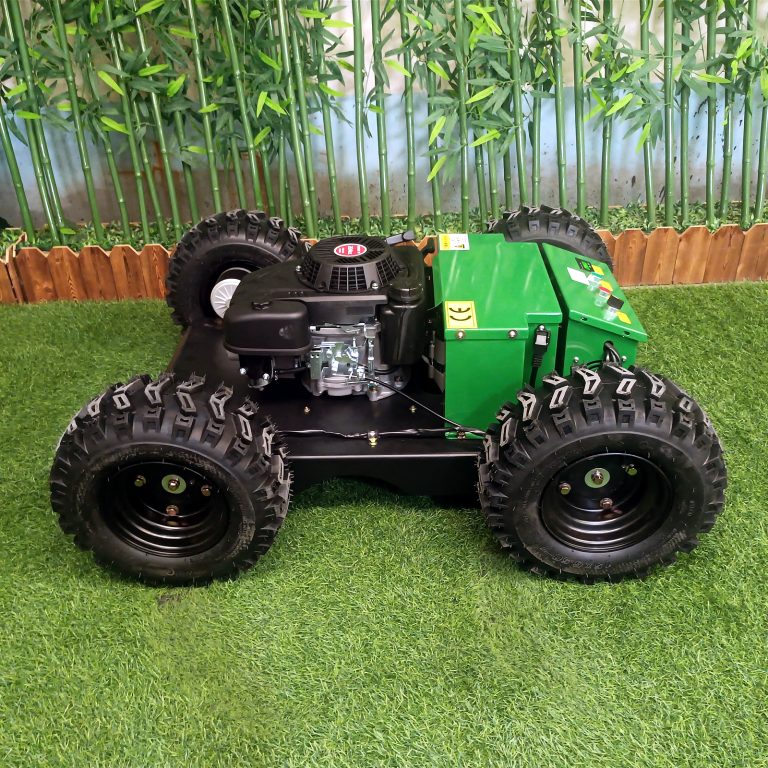 best price remote controlled four wheel drive mower made in China