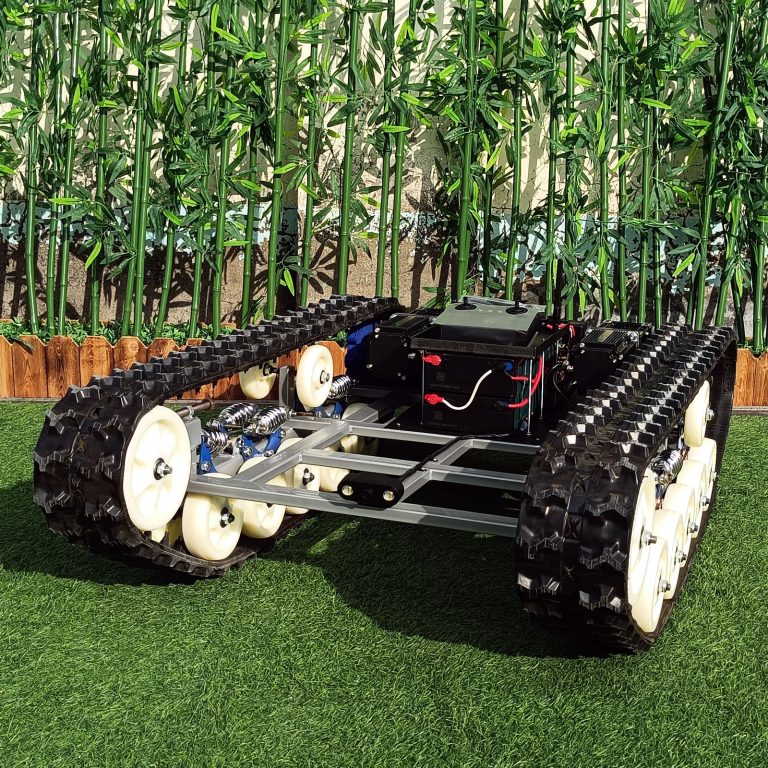 Affordable remote controlled track mowing robot for sale with best price