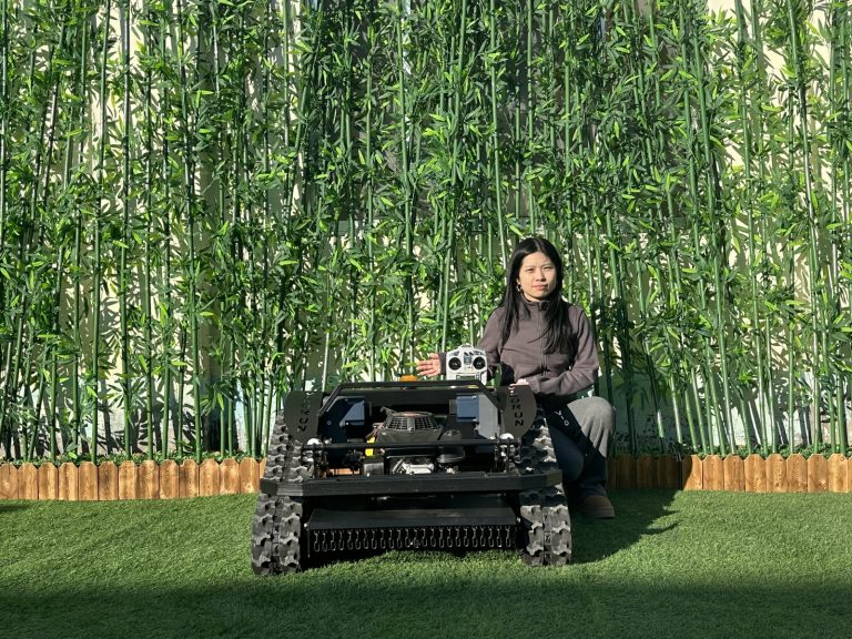 Vigorun Tech RC track-mounted brush mower