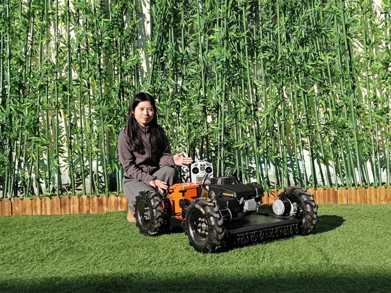 Vigorun Tech wireless radio control wheeled lawnmower