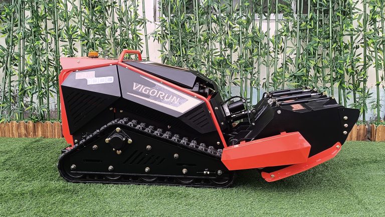 Affordable remotely controlled tracked weed trimmer for sale with best price