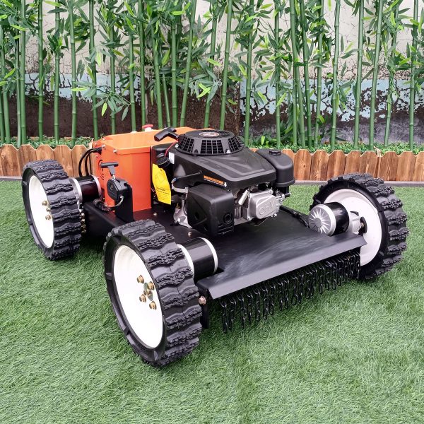 Remote Operated Wheeled Robotic Mower (VTW550-90) 85mm Cutting Height With Solid Tires - Image 2