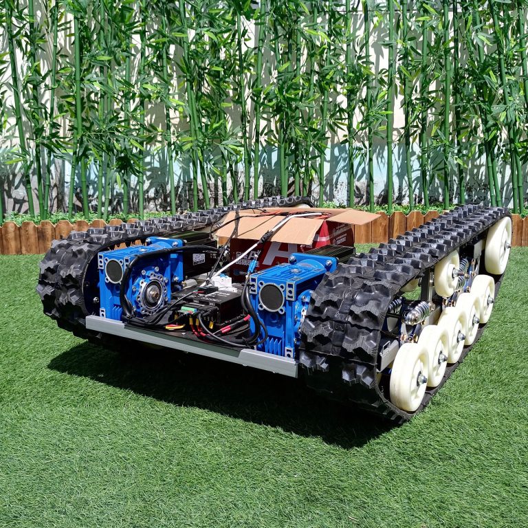 remote operated rubber track weed eater for sale