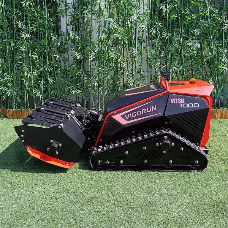 crawler remote control grass trimming machine buy online