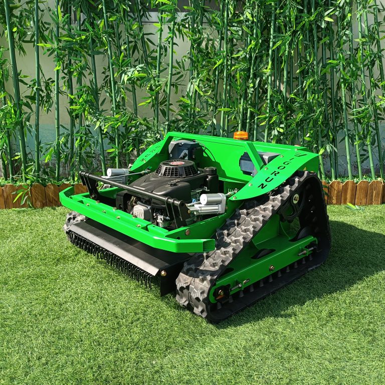 wireless radio control crawler brush mower for sale