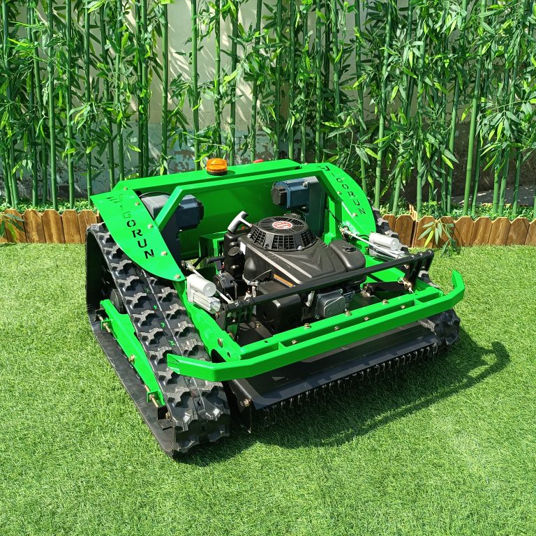 remotely controlled track lawn mower trimmer for sale