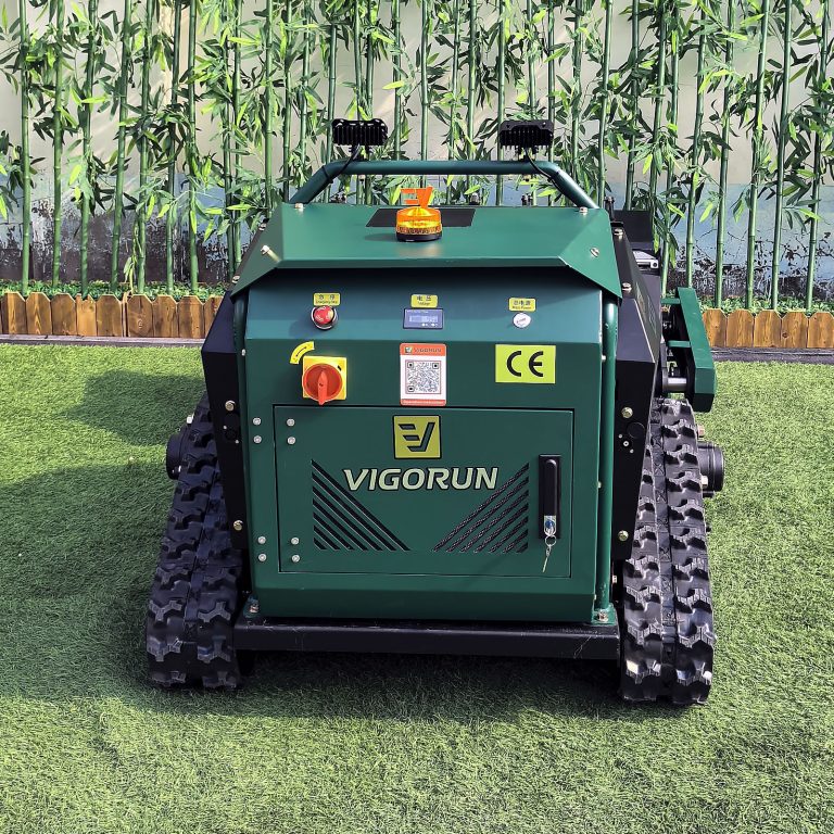 Vigorun Tech wireless radio control track-mounted weed mower