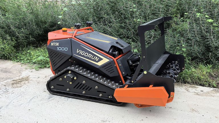 remote operated tracked hammer mulcher made in China
