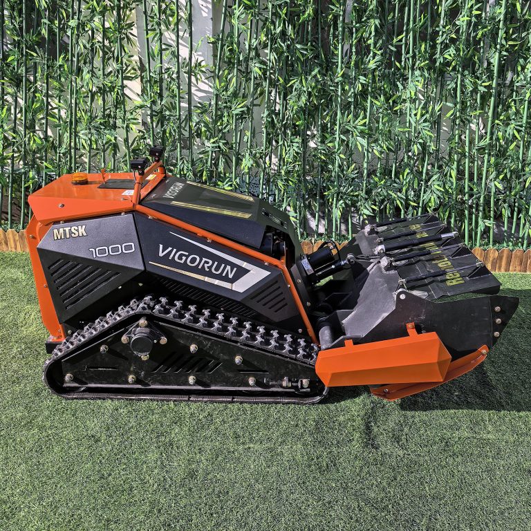 wireless radio control tracked slasher mower for sale