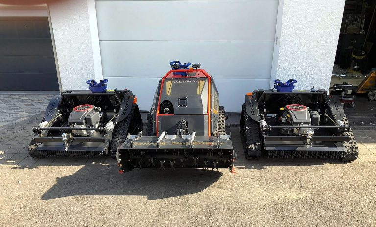 German Customer Chooses Vigorun MTSK1000 remote flail mower again for Tougher Jobs