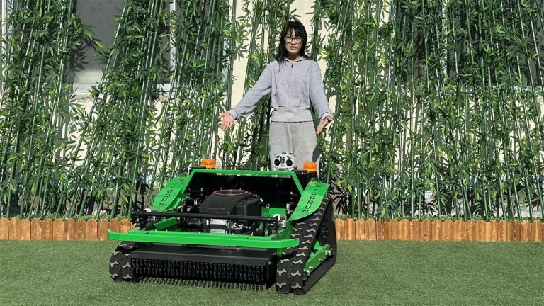 factory direct sales cordless crawler grass trimming machine