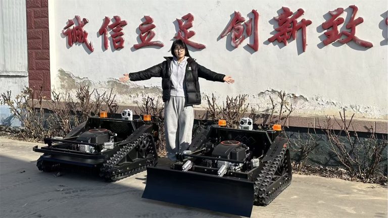 factory direct sales RC track-mounted bush mulcher