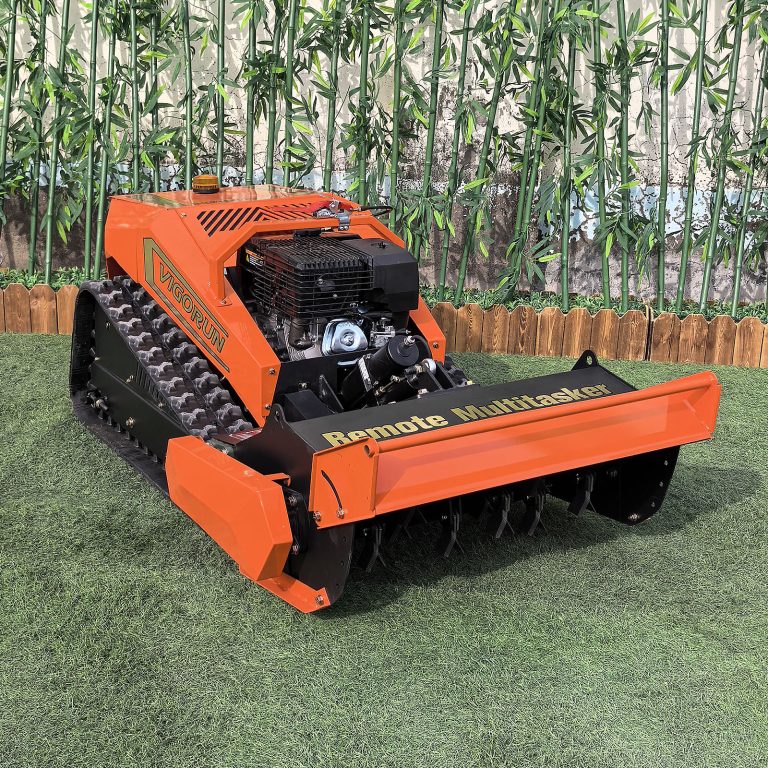 factory direct sales wireless radio control caterpillar lawn mower robot